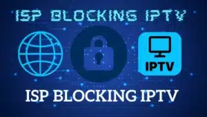Image depicting an Internet Service Provider (ISP) blocking access to premium IPTV service and subscriptions. Learn how to bypass restrictions and enjoy uninterrupted entertainment with IPTV solutions